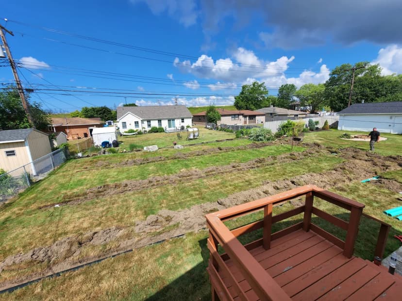 Excavation project in progress