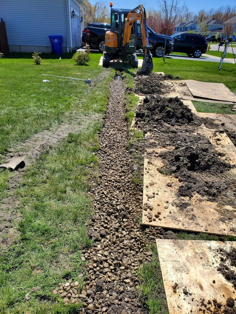 Foundation excavation