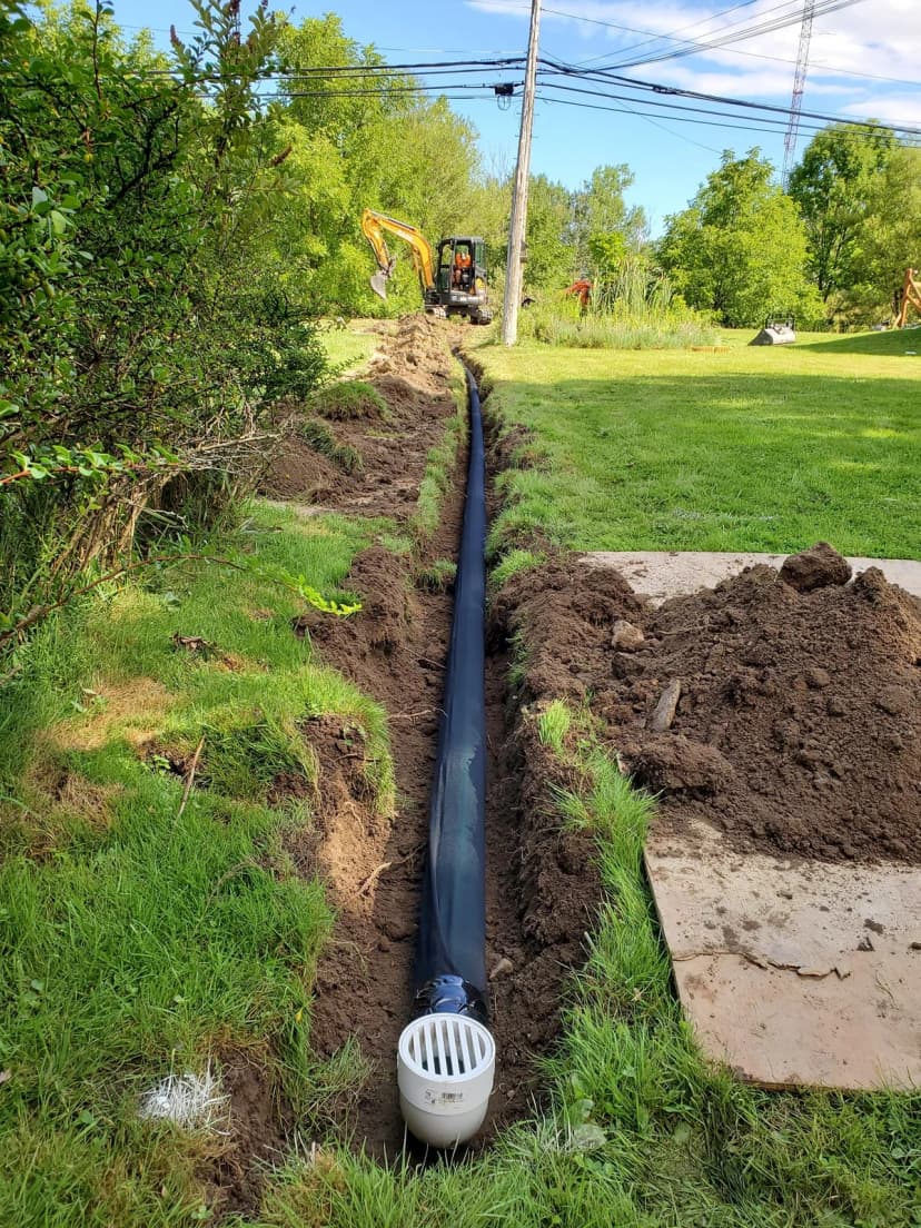 Completed water line project